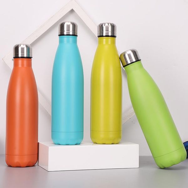 

water bottles 304 stainless steel creative coke bottle cup insulation sports kettle