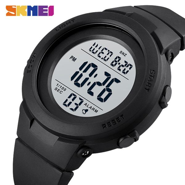 SKMEI Dual Time Orologi sportivi digitali Mens 5bar Impermeabile antiurto Orologi da polso da uomo Ora Moda Casual reloj hombre 1615 X0524