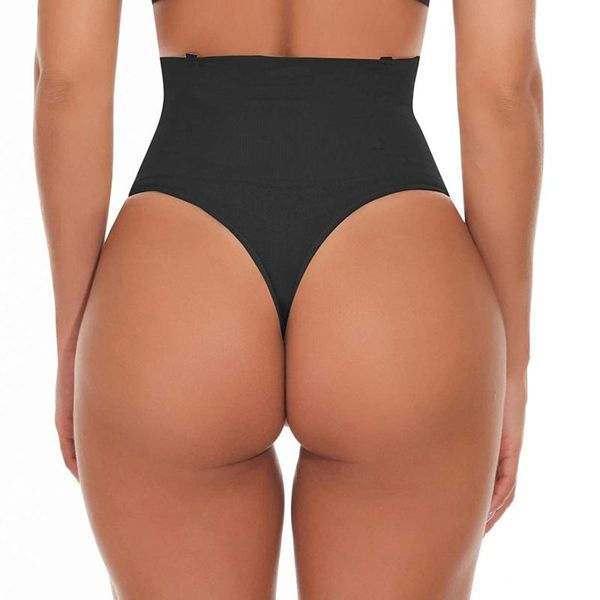 

yoga outfit 2pcs women thong panty shaper high waist tummy control panties slimming underwear shaping briefs bulifter shapewear