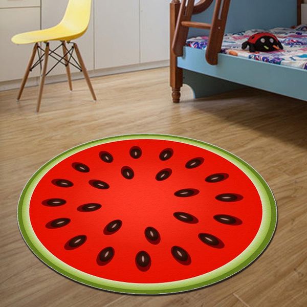 

round carpet computer swivel chair cushion hanging basket children's cartoon crawl blanket can be customized rug mat bath mats