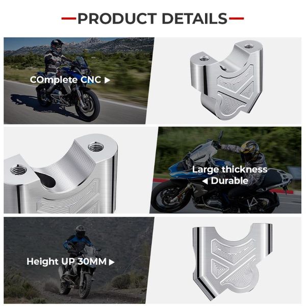 

handlebars issyauto handlebar riser for r1200gs lc r 1200 gs adventure 2014 2021 back move mount