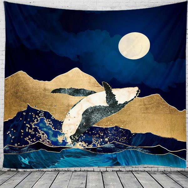 

tapestries mountains patterntapestry blanket throw wall-hanging -pattern home-deco
