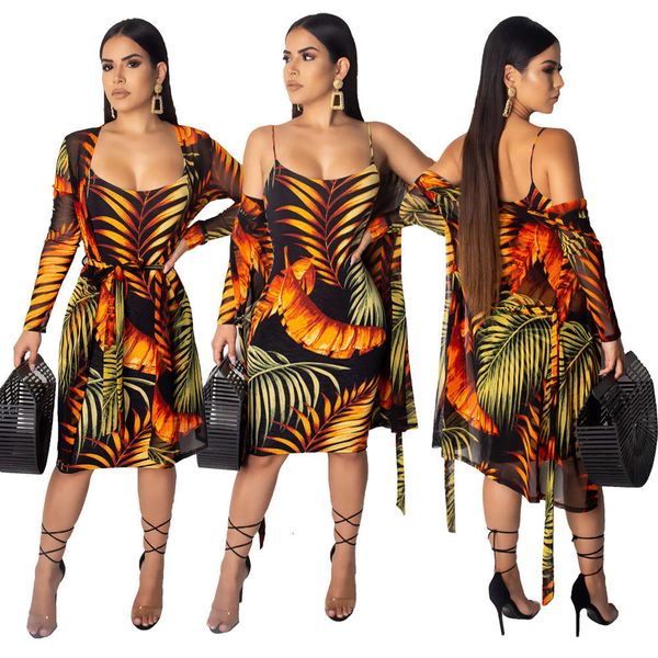 

2019 fashion new vest jacket casual printing two piece set, White