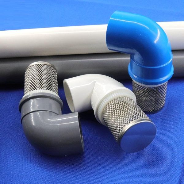 

watering equipments 20~32mm elbow 304 stainless steel filter pvc pipe set aquarium tank water pump inlet tube garden drip irrigation