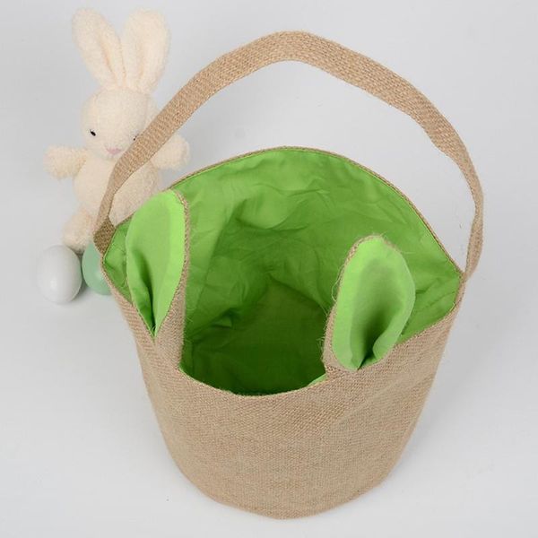 

unique design easter burlap gift bags jute ears jewelry bag a0kc party favor