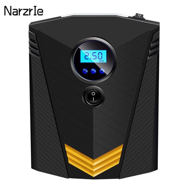 

inflatable pump car tire 12v digital electric air compressor portable auto tyre inflator repair tool box