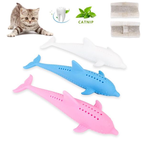 

cat toys super soft pet toothbrush teddy dog brush bad breath tartar teeth tool cleaning supplies mint fish catnip toy