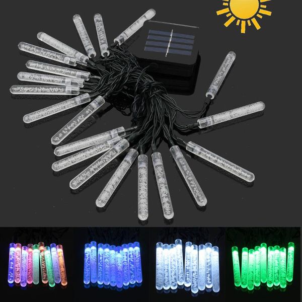 

strings 3.2m 20led solar string light colorful bubble lamp fairy lights for xmas wedding party home year decoration