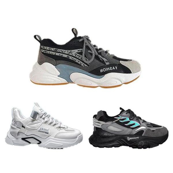 

2021 men women running shoes color white grey black comfortable mens sport trainers platform sneakers size 39-44