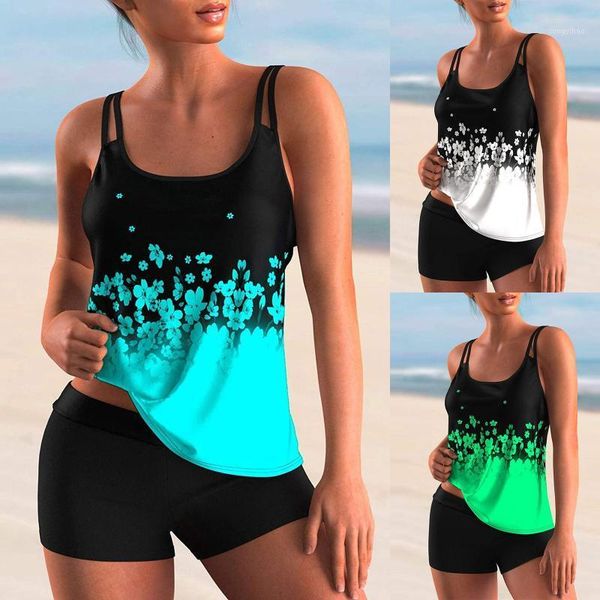 

women's swimwear swimsuits for women retro bathing suits sports striped tank with boyshorts modest two pieces swimming wear clothes, White;black