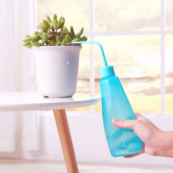 

watering equipments 2021 480ml succulents bottles flower plant pot water can plastic bend mouth squeeze bottle household mini gardening