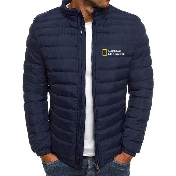 Мужские куртки бренда осень осень зимняя куртка мужская спортивная одежда моды мужские вниз на молнии пальто ветровка мужчина 2021