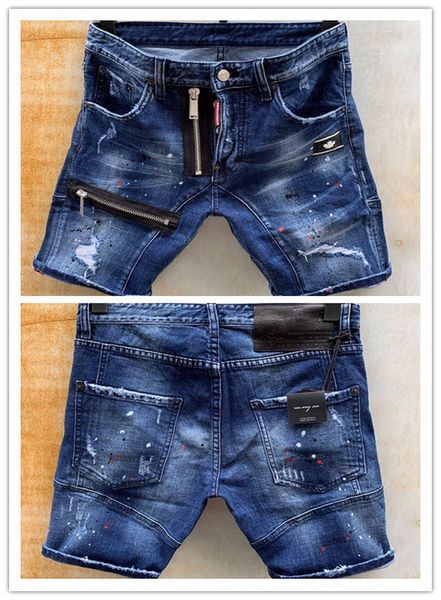 

men's jeans brand design personality simple fashion luxury cowboy dz2051, Blue