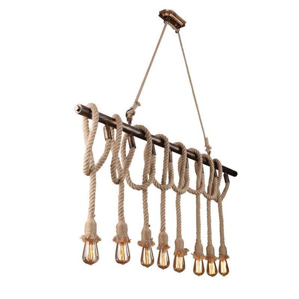 

pendant lamps rope chandelier american retro loft industrial style bar restaurant coffee shop clothing store window lamp