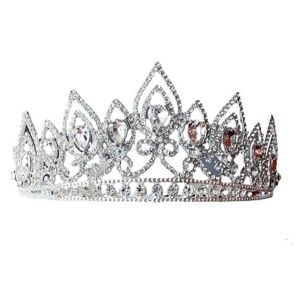 

hair clips & barrettes womeneuropean style luxury baroque crown headdress super immortal beautiful headpiece wedding accessories for prom, Golden;silver