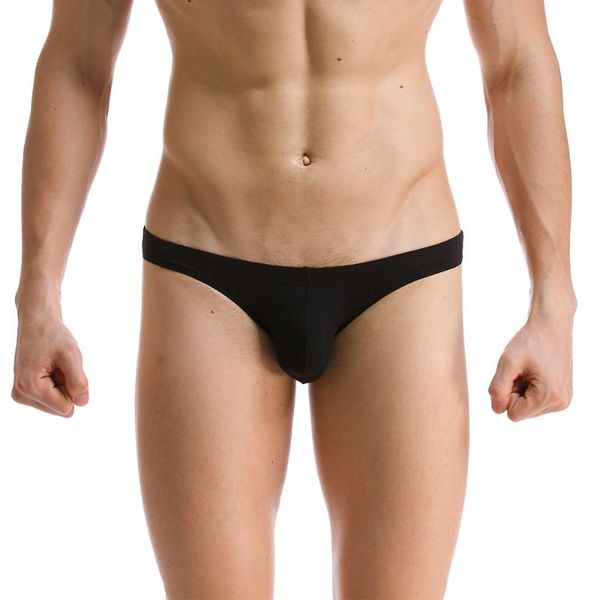 

underpants underwear briefs mens soft knickers comfort u convex design smooth long bulge pouch shorts underpant, Black;white