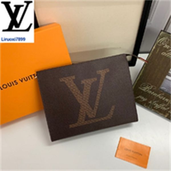 

wallet brand key designer purse luxury 6twu wallets m47542 clutches printed wash chain bag compact men real evening leather long card holder, Red;black