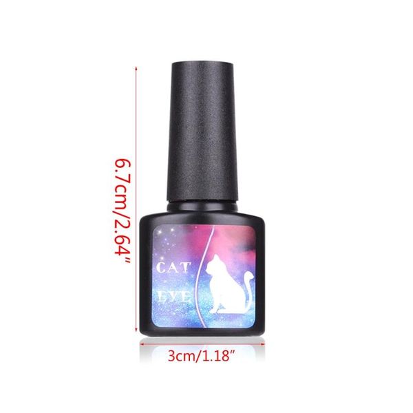 

nail gel 2pcs star cat's eye glue art and set polish, Red;pink