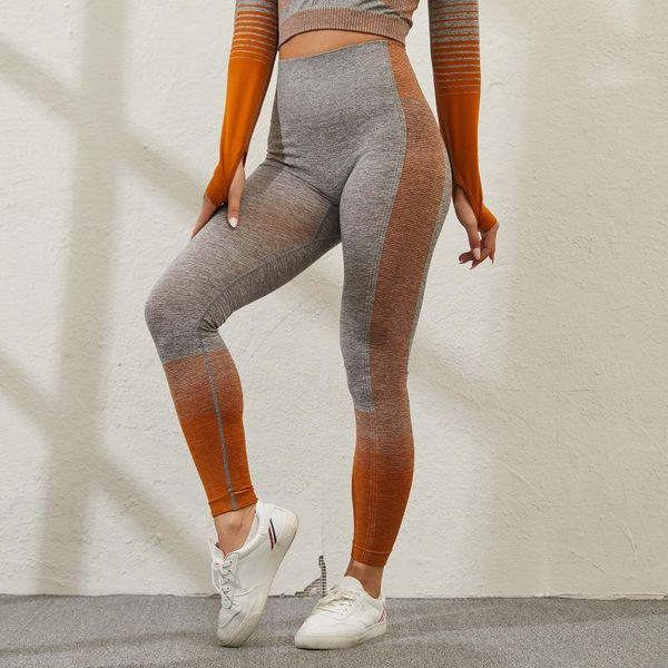 

knitting seamless high stretchy yoga leggings women exercise waist pants fitness casual leggins outfit