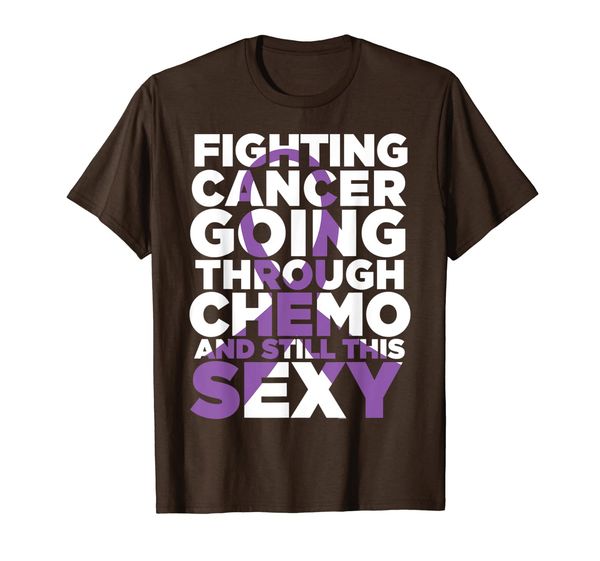 

fighting cancer going through chemo and still this t-shirt, White;black