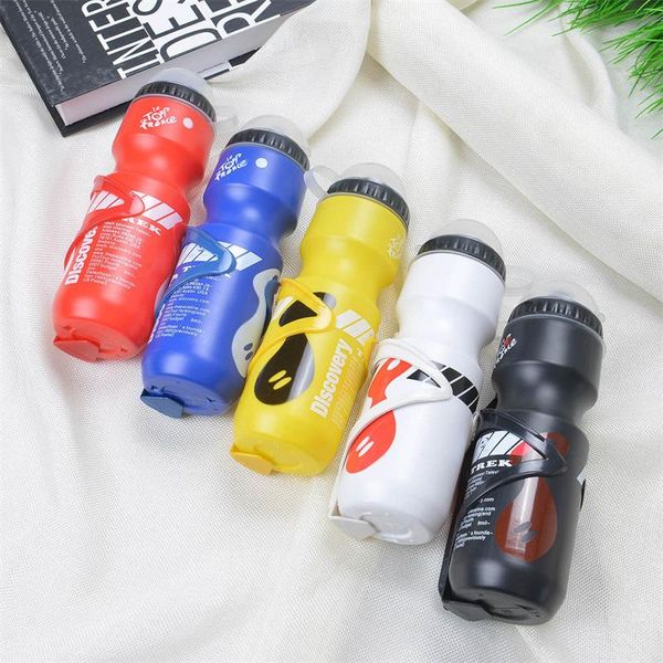 

water bottles & cages 650/750ml mountain bicycle cycling drink bottle+holder cage outdoor sport plastic portable kettle bottle drinkware