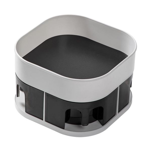

storage boxes & bins white black colour rotary box remote control air conditioning holder for home livingroom kitchen
