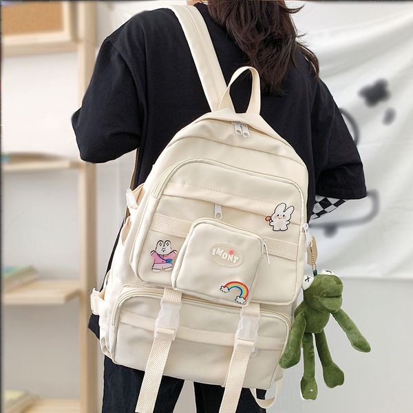 Backpacks Fashion Female Harajuku College Bag Teenage Cool Girl Kawaii Trendy Ladies School Women Cute Student