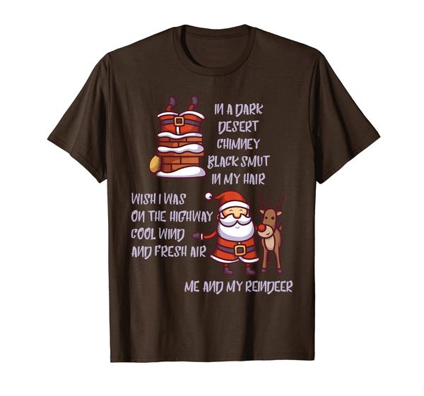 

a dark desert chimney smut in my hair on highway cool wind t-shirt, White;black