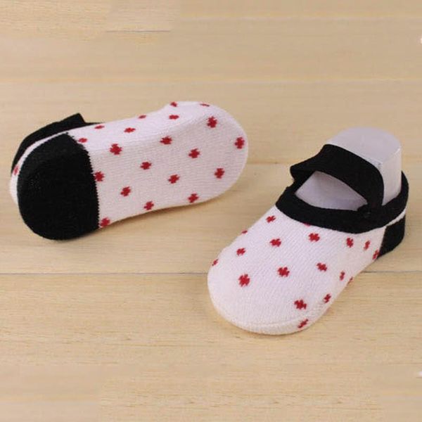 

socks cotton baby boys girls cute cartoon dot for born clothes clothing stuff 1-3y, Pink;yellow