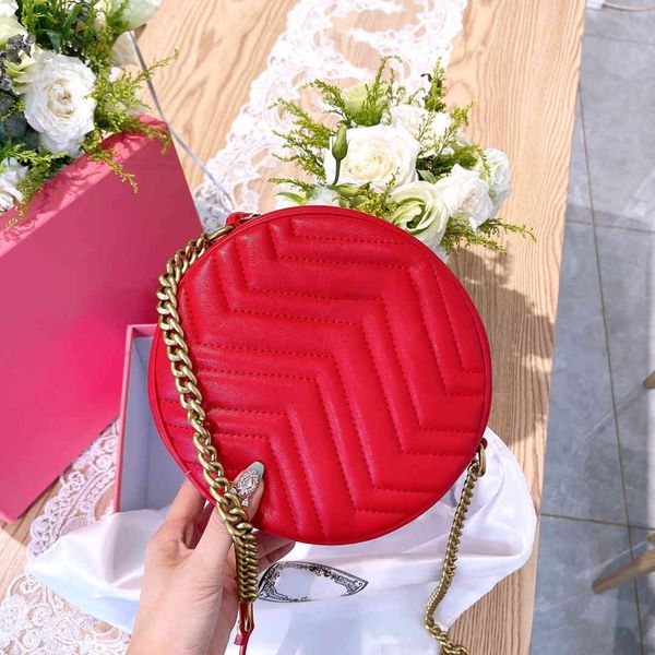 

factory outlet design 2021 autumn new fashion trend ins lady small round inclined span single shoulder chain bag