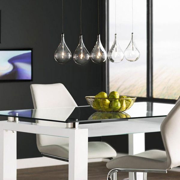 

pendant lamps modern glass drop led chandelier nordic luxury living room decor kitchen bedroom hanging lamp bar dining light fixtures