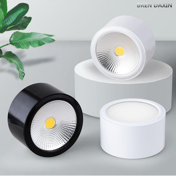 

downlights dimmable cob surface mounted led 3w 5w 7w 12w ac85-265 living room, kitchen, bathroom and commercial