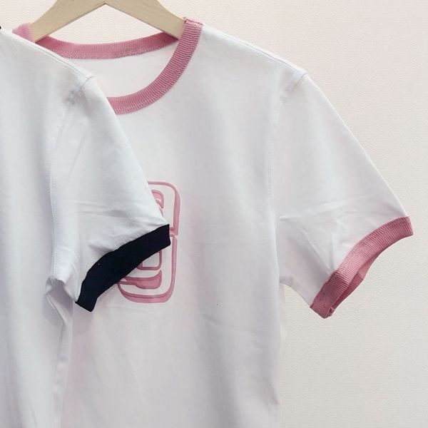 

spring/summer 2021 cotton stylish casual loose solid color short-sleeved t-shirt 5nts, White