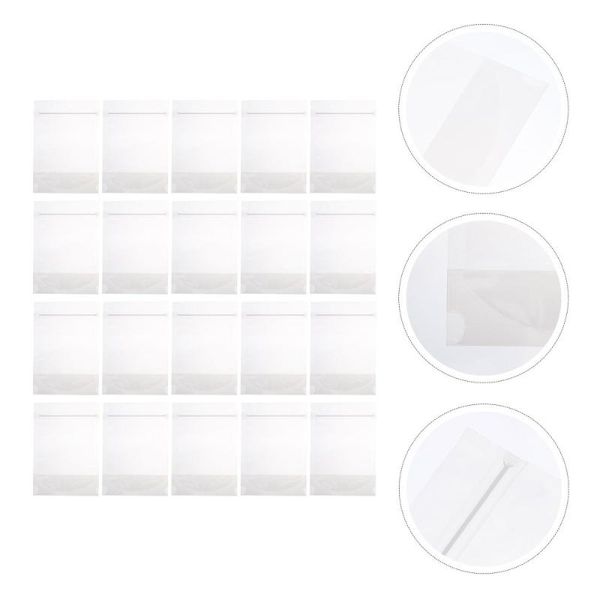 

100pcs self-sealing bags portable zipper sealed packaging pouches gift wrap