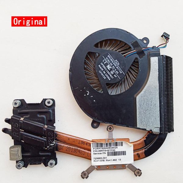 

cooler for pavilion 14-e 15-e 17-e series cpu cooling heatsink fan 720690-001 725685-001 725364-001 fans & coolings