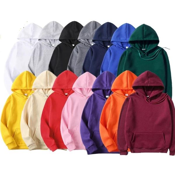 

men's hoodies & sweatshirts fashion brand men's/women's 2021 spring autumn male casual solid color sweatshirt, Black