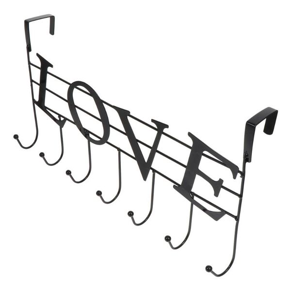 

hooks & rails 1pc decorative storage hook metal coat hat behind the door hanging