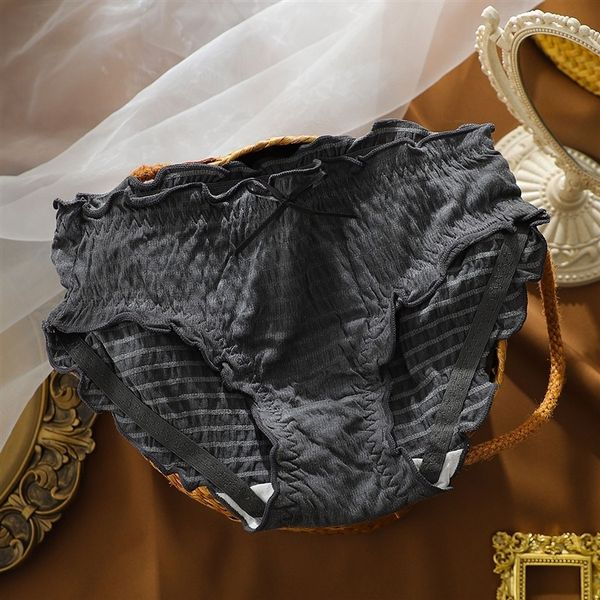 

ubvw spring women's underw summer women's cotton file cute er edge girl nd briefsunderwer briefs student pnts middle wist comforta, Red;black