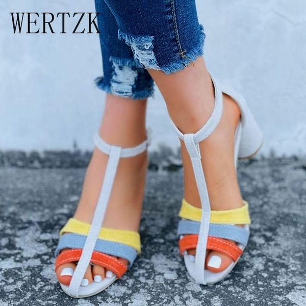 

sandals summer woman high heels women sandalias mujer strap heel peep toe chunky slip on elastic bandage, Black