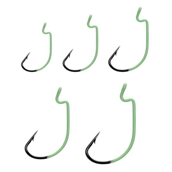 

fishing hooks fishhooks hit color wear-resistant outdoor accessories luminous sea single set with barbed