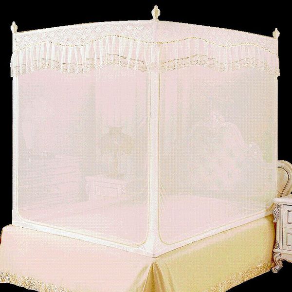 

mosquito net anti-fall yurt bed type 1.5m1.8m home princess wind curtains repellent tent supplies