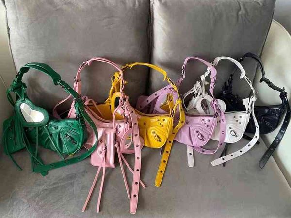 

new arrival women039s le cagole small shoulder bag design pleated saddle cross body s messenger with coin purse hand