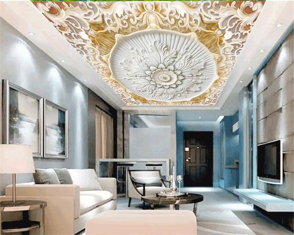 

wallpapers custom 3d flower wallpaper hd european relief home decor living room bedroom zenith