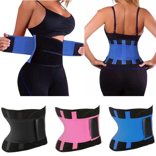 

women's shapers women waist cincher girdle belt power slimming body shaper trainer trimmer sport gym sweating fat burning, Black;white