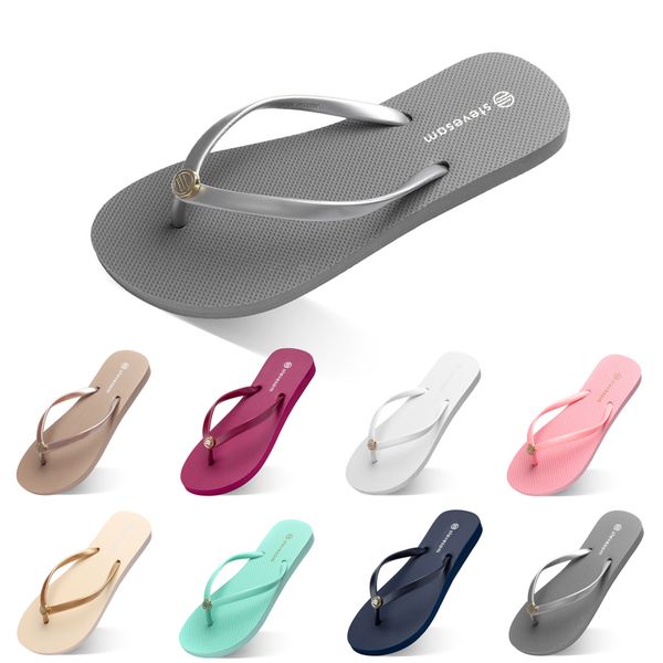 Satıcı Top Sıcak Terlik Kadın Trainçler Great Ayakkabıları Flip Flops Üçlü Beyaz Siyah Yeşil Turuncu Pembe Kırmızı Kadınlar Yaz Açık Slayt Sneaker S