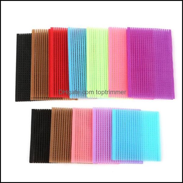 

bun maker aessories & tools products20pcs acessories bangs paste posts sticker gripper barber grippers holder for hair styling cutting drop, Brown
