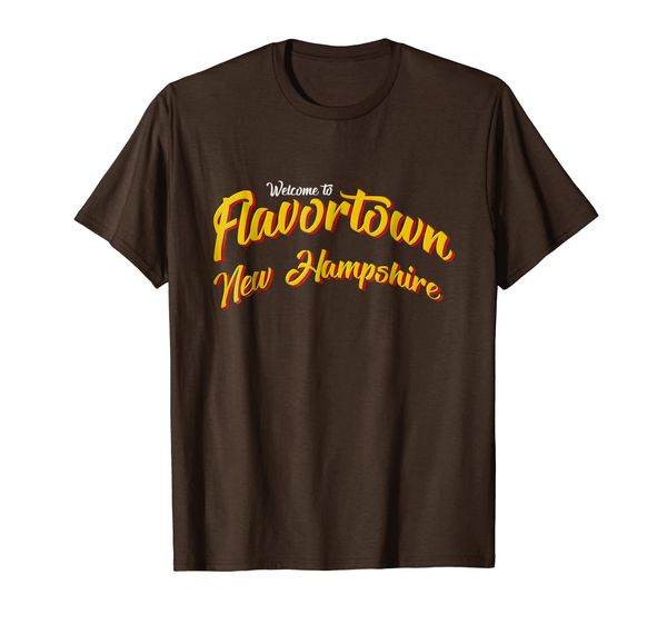 

Welcome to Flavortown New Hampshire T Shirt - Retro Sign, Mainly pictures