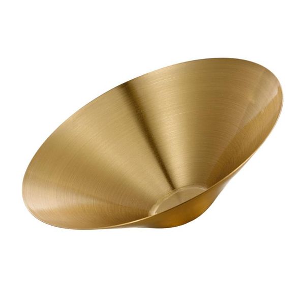 

bowls 1pc stainless steel hand-pulled noodles bowl home serving tableware golden