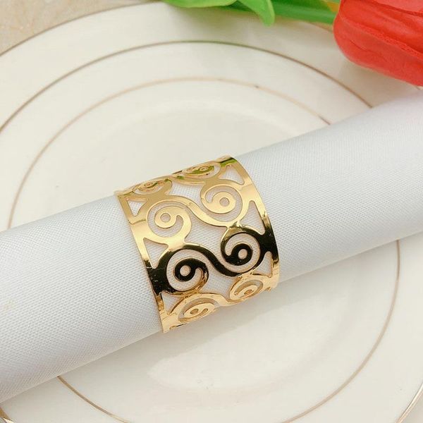 

napkin rings 6 pcs ring holder western party decoration table set wedding in stock