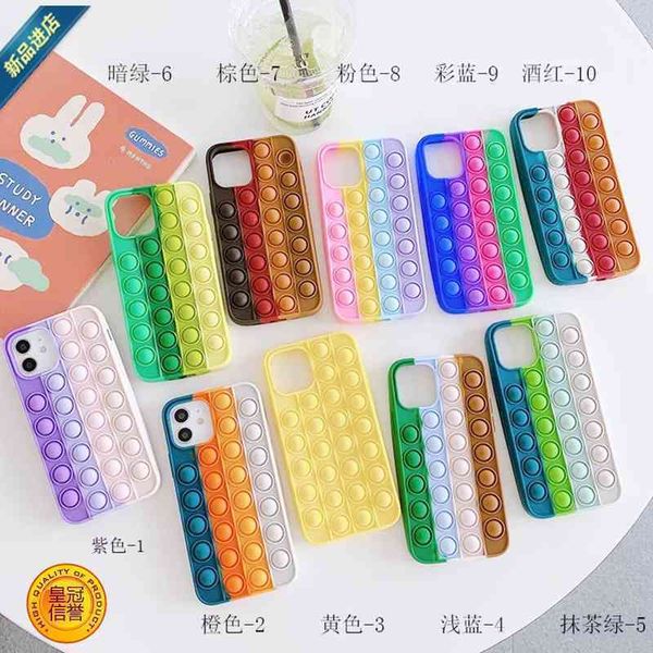 

suitable for apple iphone12 rat killing pioneer mobile phone liquid silica gel xr rainbow 11promax soft protective case